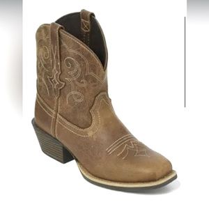 Justin Womens Chellie booties- Square Toe Size 11M